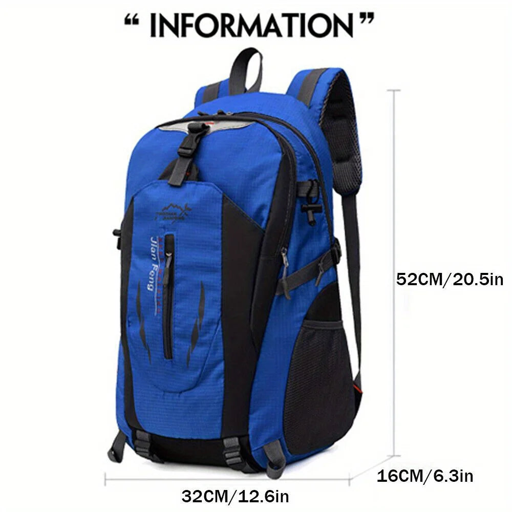 Men's Large Capacity Outdoor Backpack – Lightweight, Waterproof Travel & Hiking Bag