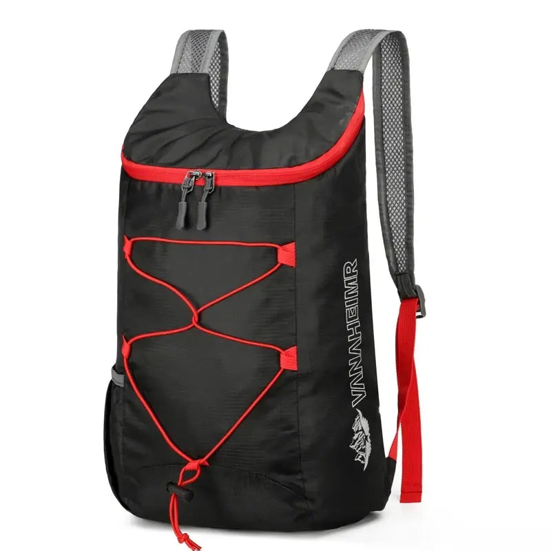 Ultimate Outdoor Folding Backpack - Lightweight Waterproof Nylon Sports Bag, 20L Large-Capacity for Camping, Hiking & Travel