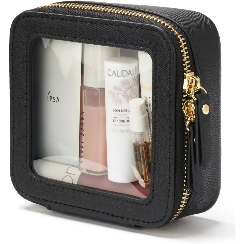 Small Cosmetic Bag for Purse – Mini Waterproof Makeup Organizer Pouch for Travel and Everyday Use