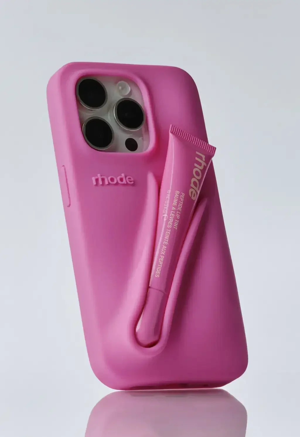 New Autumn Limited Edition Rhode Lip Holder Silicone Phone Case – Stylish and Functional Cover for iPhone 11, 12, 13, 14, 15, 16 Pro Max Plus