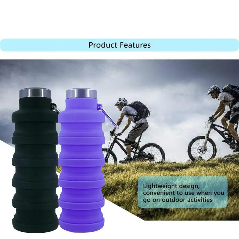 Collapsible Water Bottle – Portable and BPA-Free, Perfect for Hiking and Outdoor Activities