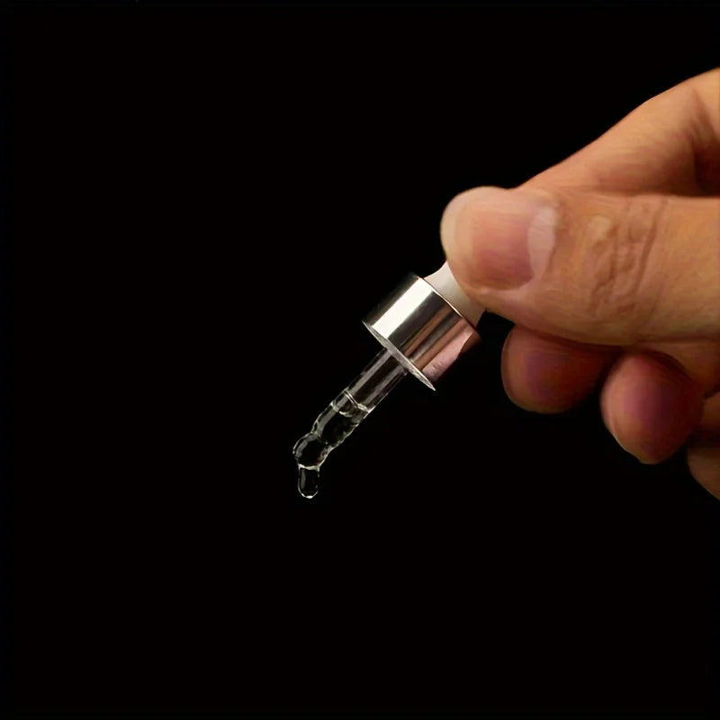 0.1oz (2ml) Mini Dropper Bottle – Refillable Essential Oil Vials for Travel, Perfume & DIY Cosmetics