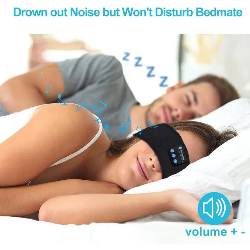 Fone Bluetooth Earphones Sports Sleeping Headband – Elastic Wireless Headphones with Active Noise Cancellation, Music Eye Mask, and Bluetooth 5.0 for Sports and Sleep
