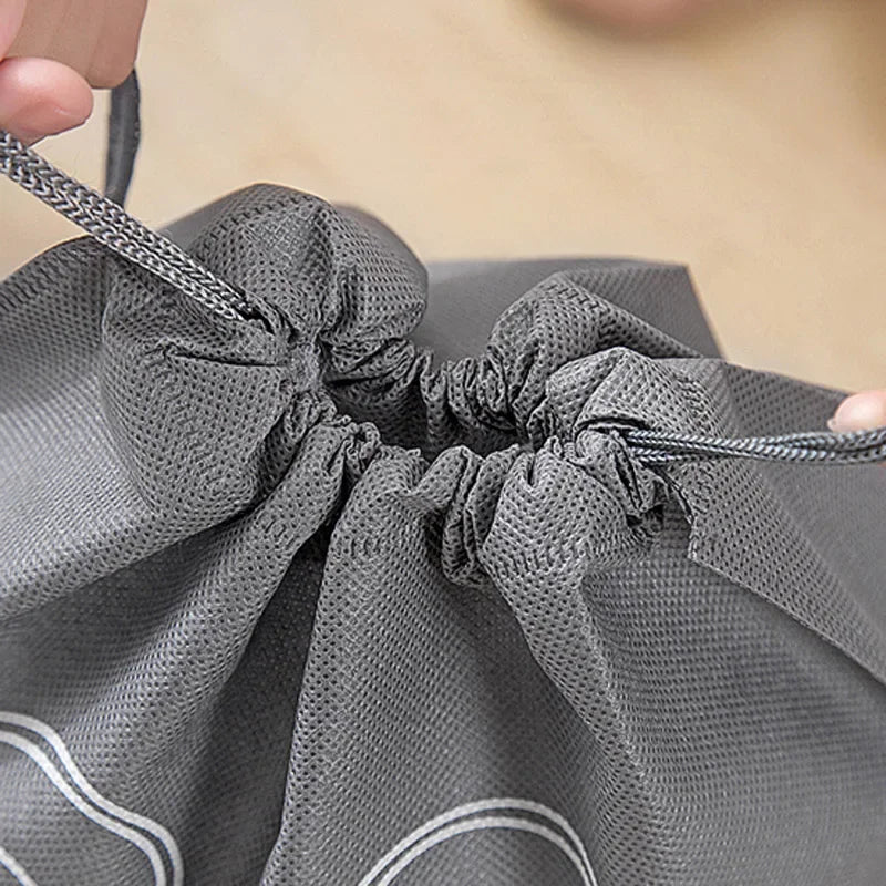 10/5pcs Non-Woven Shoe Storage Organizer Bags – Waterproof and Portable for Closet or Travel Use