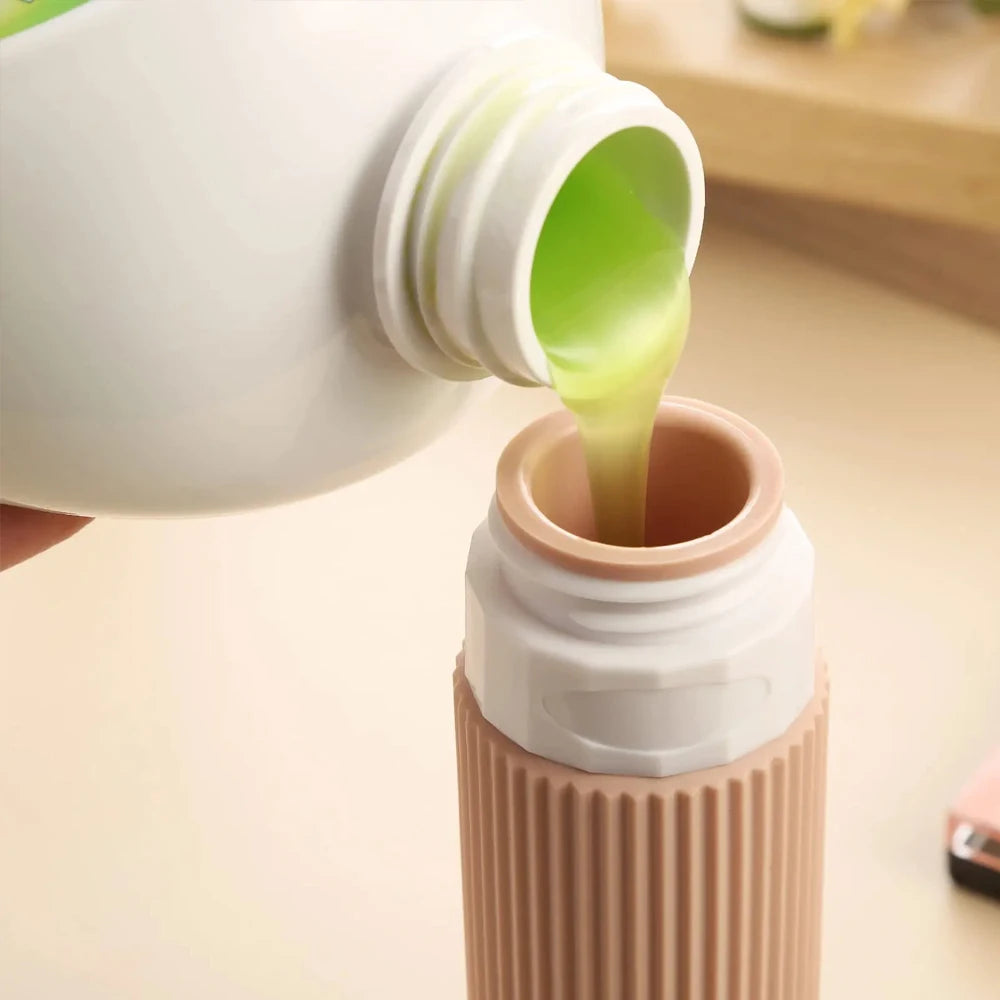 Portable Silicone Travel Bottles – Leakproof, TSA-Approved Refillable Containers for Cosmetics and Toiletries