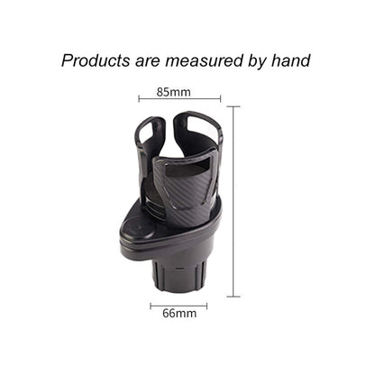 2-in-1 Car Cup Holder Expander with 360° Rotating Base