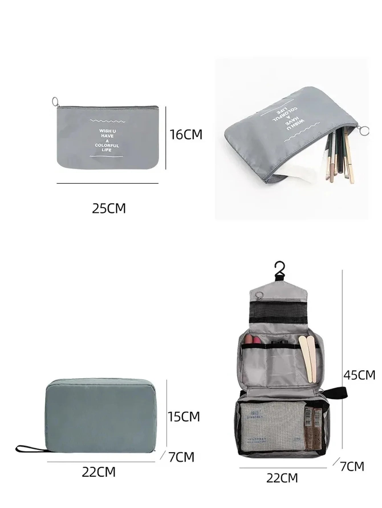 10-Piece Travel Organizer Set - Packing Cubes for Clothes, Shoes & Toiletries