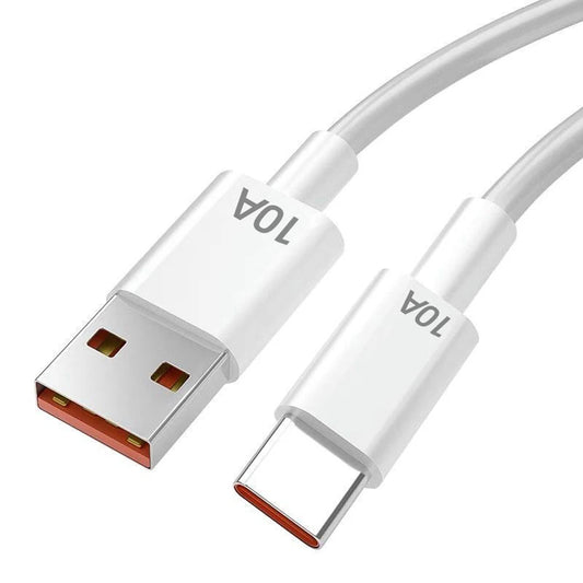 USB Type C Cable 120W 10A Fast Charging Wire Mobile Phone USB for Huawei P30 Xiaomi Realme Samsung Poco X6 USB C Data Cable Cord