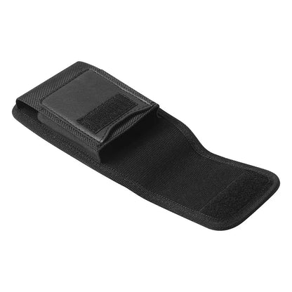 Vertical Nylon Cell Phone Belt Clip Holster – Durable Pouch with Card Slot and Keychain Loop for Phones 4.0"-6.7"