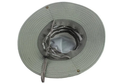 Men's Summer Bucket Hat – UV Protection Wide Brim Panama Hat for Outdoor Activities