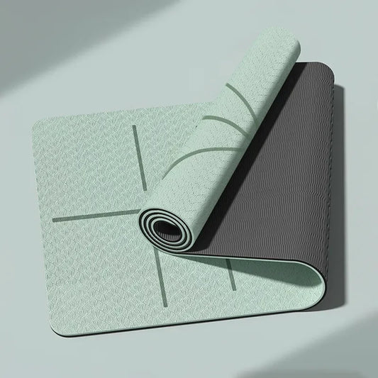 Eco-Friendly Non-Slip Yoga Mat with Carrying Strap - Durable & Comfortable for All Fitness Levels