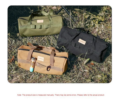 Large Capacity Cylinder Handheld Storage Bag - Durable, Thickened, and Perfect for Camping Essentials