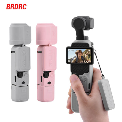 BRDRC Silicone Case for DJI Osmo Pocket 3 - Protective Cover with Anti-Scratch and Anti-Bump Design