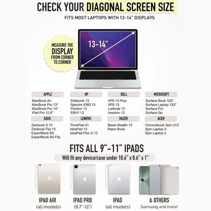Puffy Laptop Sleeve (13-14 Inch) – Protective and Stylish Cover for MacBook, iPad, and Laptops