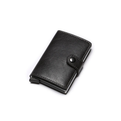 CEXIKA RFID-Blocking PU Leather Card Holder - Slim, Secure, and Stylish Wallet for Men