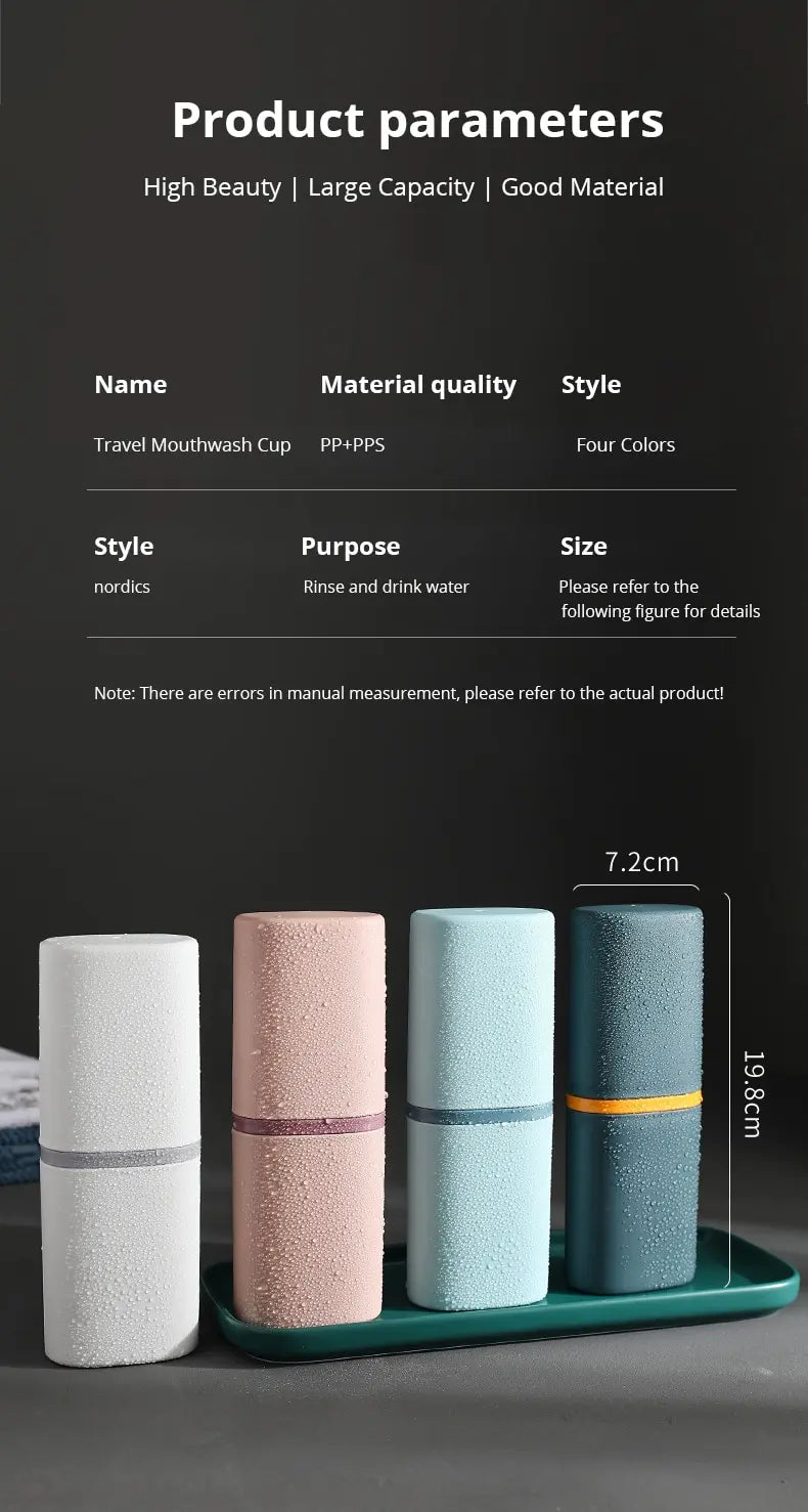 Toothbrush Travel Case – Portable, Durable, and Hygienic Storage for Travel