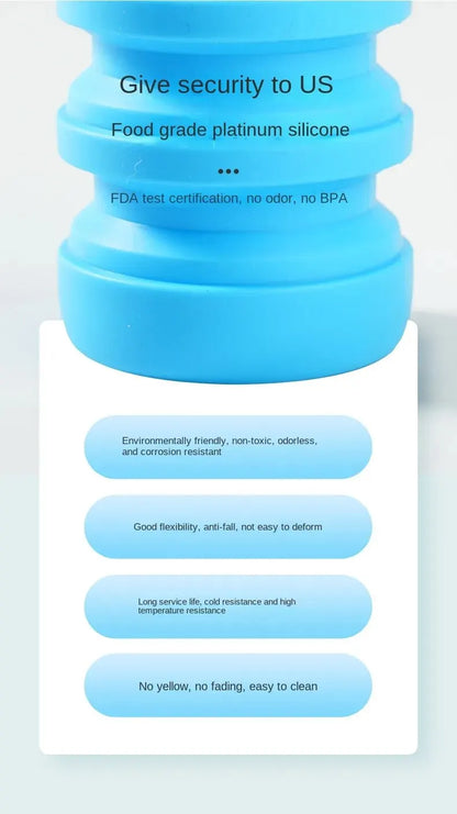 Collapsible Water Bottle – Portable and BPA-Free, Perfect for Hiking and Outdoor Activities