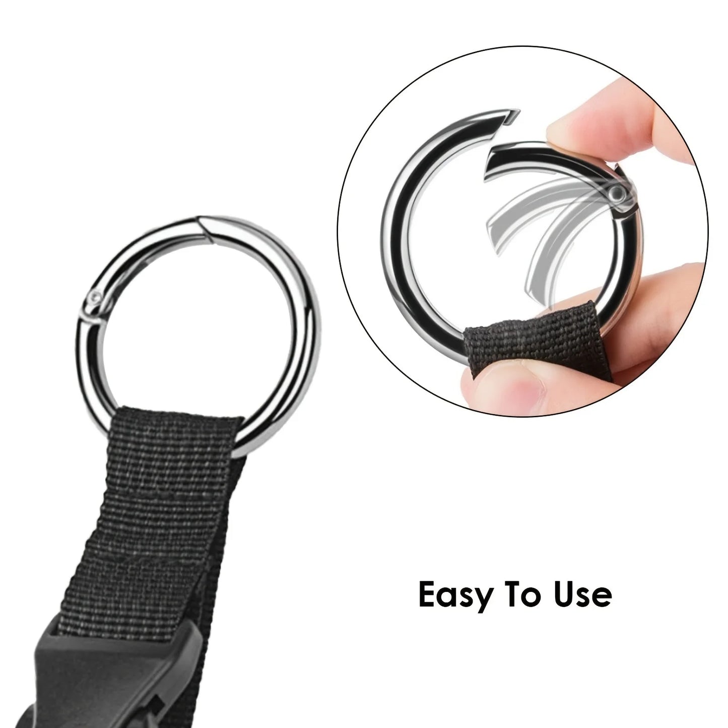 Portable Travel Luggage Strap with Release Buckle – Add-A-Bag Fixed Backpack Strap
