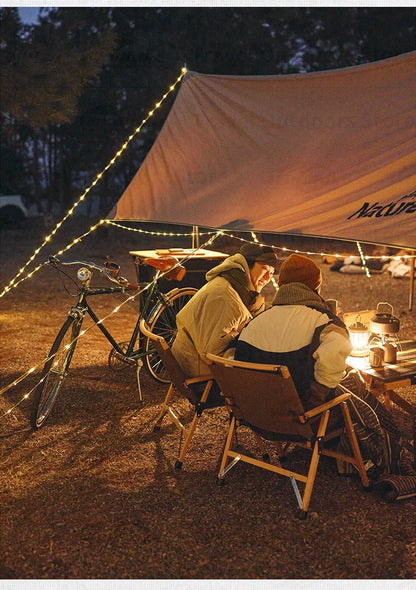 Naturehike 10m Outdoor Camping String Light - IP44 Waterproof, 8 Modes, Lightweight Atmosphere Lantern for Party & Tent Lighting