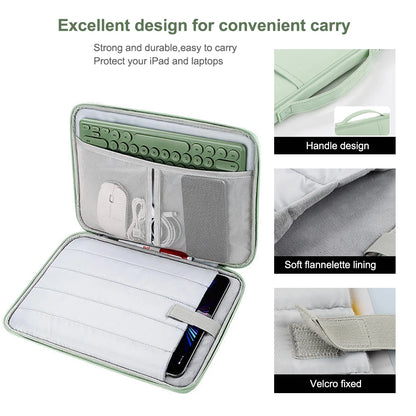 Waterproof Tablet Sleeve Bag – Protective Pouch for iPad Pro, iPad Air, and Tablets (10.2"-13")