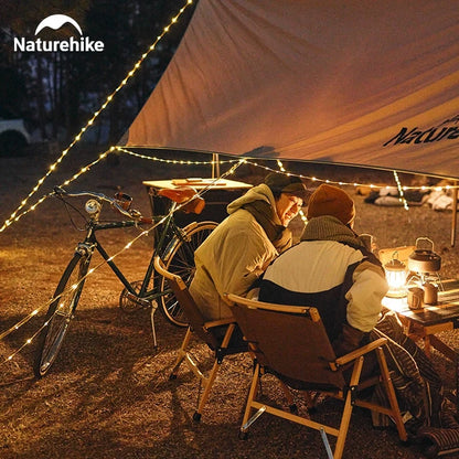 Naturehike 10m Outdoor Camping String Light - IP44 Waterproof, 8 Modes, Lightweight Atmosphere Lantern for Party & Tent Lighting