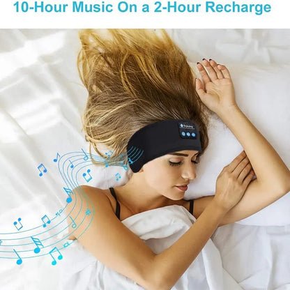 Fone Bluetooth Earphones Sports Sleeping Headband – Elastic Wireless Headphones with Active Noise Cancellation, Music Eye Mask, and Bluetooth 5.0 for Sports and Sleep