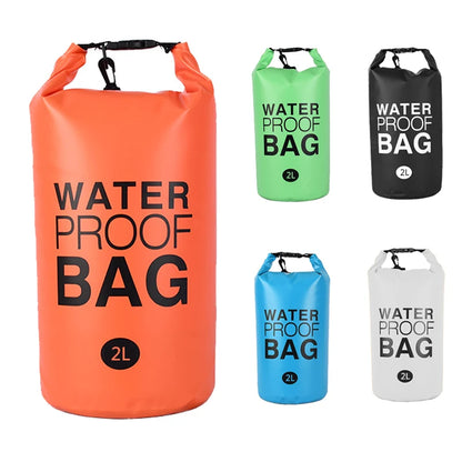 2-Liter Waterproof Dry Bag – Durable and Compression-Friendly Outdoor Backpack for Water Sports and Hiking