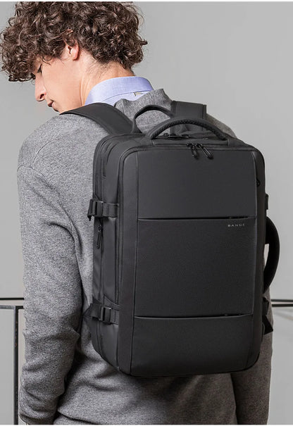 BANGE Expandable Travel Backpack – The Ultimate Companion for Business, School, and Adventure
