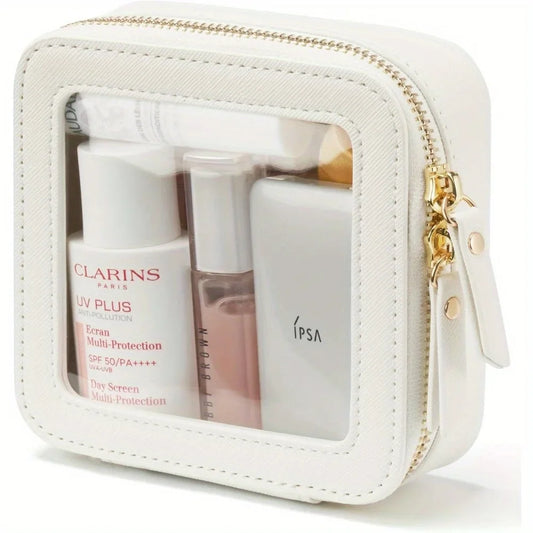 Small Cosmetic Bag for Purse – Mini Waterproof Makeup Organizer Pouch for Travel and Everyday Use