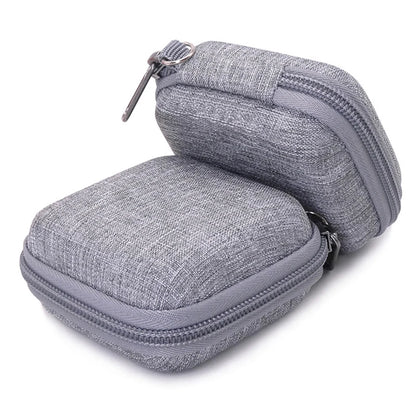 Portable Leather Earphone & Cable Organizer Bag – Multifunctional Digital Gadget Storage Case