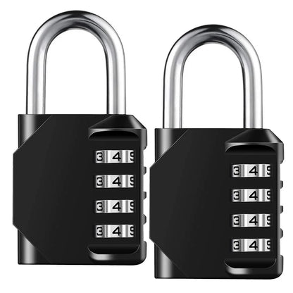 4-Digit Combination Lock – Waterproof and Heavy Duty Padlock for Outdoor and Indoor Use