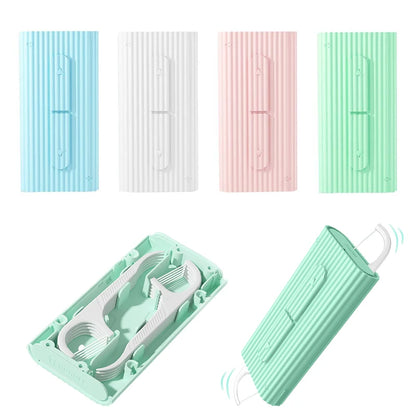Portable Automatic Dental Floss Storage Box - Flosser Picks for Travel and Home