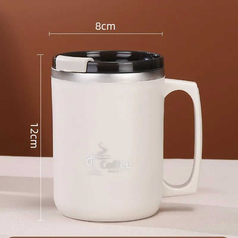 Stainless Steel Double-Wall Thermal Insulated Coffee Cup – Durable, Sleek, and Perfect for Hot or Cold Beverages