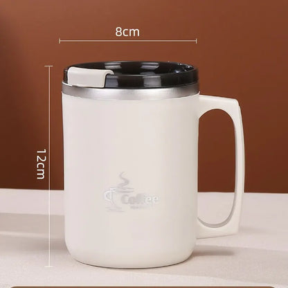 Stainless Steel Double-Wall Thermal Insulated Coffee Cup – Durable, Sleek, and Perfect for Hot or Cold Beverages