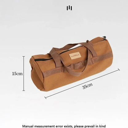 Large Capacity Cylinder Handheld Storage Bag - Durable, Thickened, and Perfect for Camping Essentials