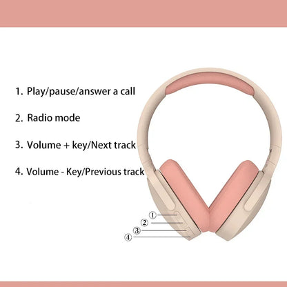 Erilles P2961 Wireless Bluetooth Headphones – Versatile Headphones for Gaming, Sports, and Everyday Use