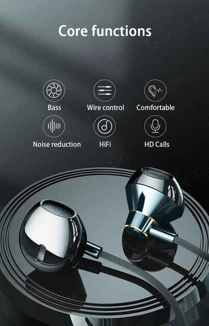 USB Type-C HiFi Stereo Earbuds with Volume Control and Mic – Wired In-Ear Headphones for Galaxy S24, iPhone 15 Pro Max, and More