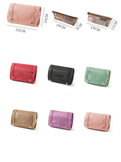 Detachable 4-in-1 Large Capacity Cosmetic Bag - Perfect Travel Companion