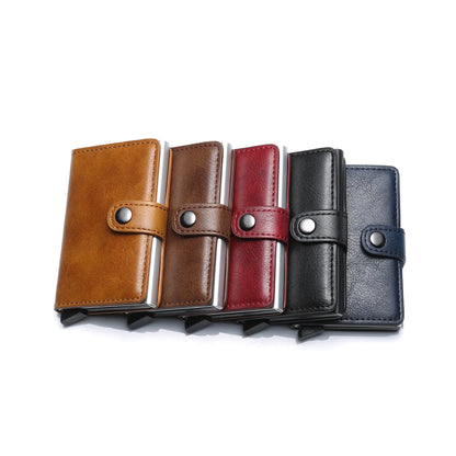 CEXIKA RFID-Blocking PU Leather Card Holder - Slim, Secure, and Stylish Wallet for Men