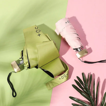 Mini Sun Umbrella Pocket Parasol – UV Protection & Wind Resistant, Lightweight Travel Umbrella