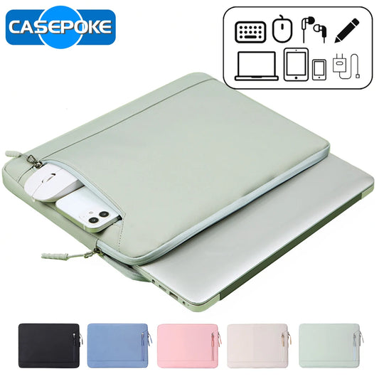 CASEPOKE Waterproof Laptop Sleeve Case - Sleek Protection for Every Occasion