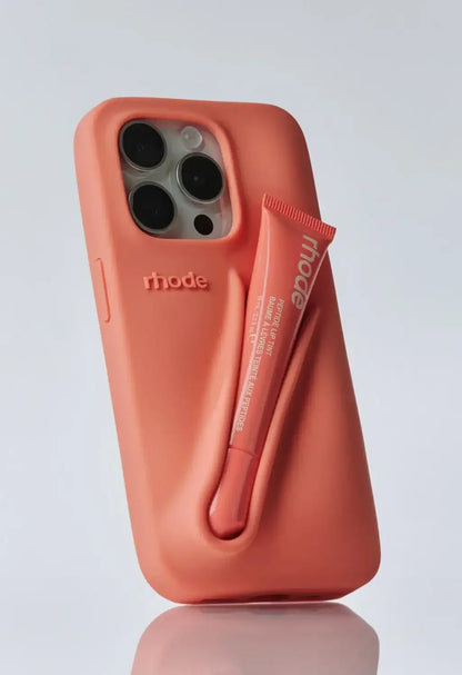 New Autumn Limited Edition Rhode Lip Holder Silicone Phone Case – Stylish and Functional Cover for iPhone 11, 12, 13, 14, 15, 16 Pro Max Plus