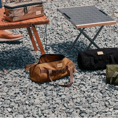 Large Capacity Cylinder Handheld Storage Bag - Durable, Thickened, and Perfect for Camping Essentials