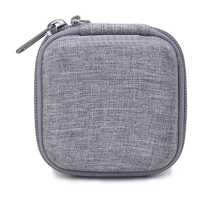 Portable Leather Earphone & Cable Organizer Bag – Multifunctional Digital Gadget Storage Case