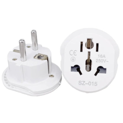Socket Plug Travel Charger Adapter Converter – EU 2-Pin Plug with Overload Protection