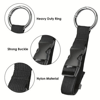 Portable Travel Luggage Strap with Release Buckle – Add-A-Bag Fixed Backpack Strap