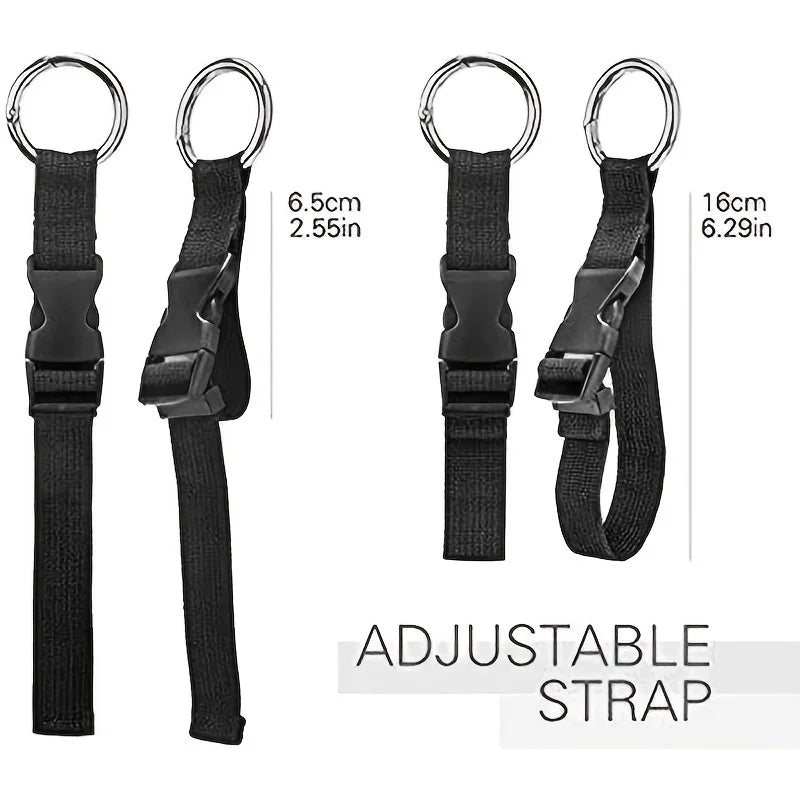 Portable Travel Luggage Strap with Release Buckle – Add-A-Bag Fixed Backpack Strap