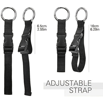Portable Travel Luggage Strap with Release Buckle – Add-A-Bag Fixed Backpack Strap