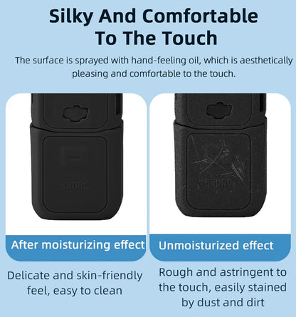 BRDRC Silicone Case for DJI Osmo Pocket 3 - Protective Cover with Anti-Scratch and Anti-Bump Design