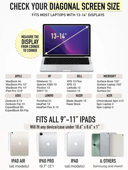 Puffy Laptop Sleeve (13-14 Inch) – Protective and Stylish Cover for MacBook, iPad, and Laptops
